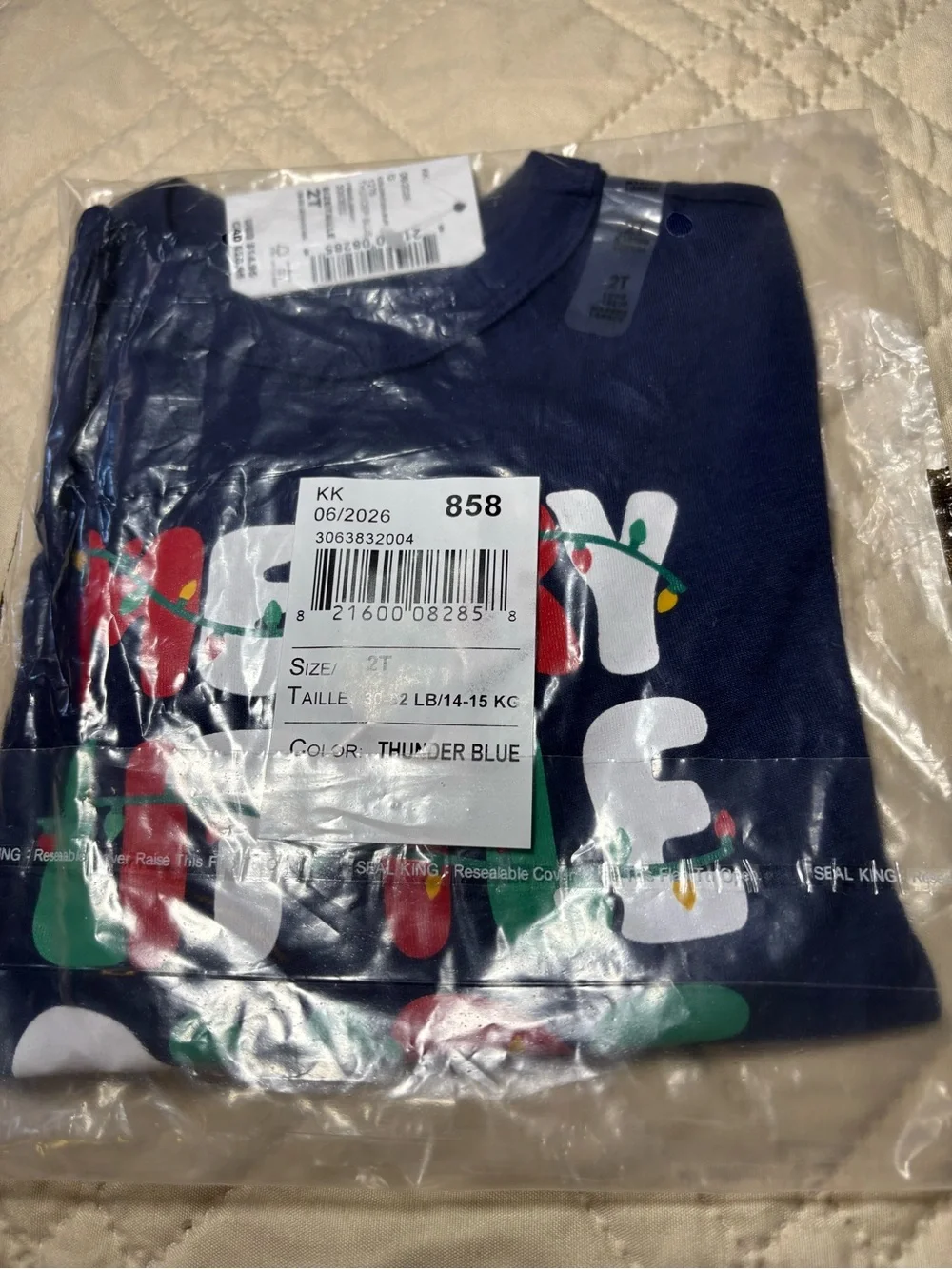Children's Place 2T 'Merry Little Dude' Graphic Tee
